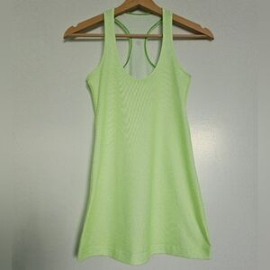 Lululemon Tank Racerback Polka Dot Lime Neon Green Women’s Sz 4?